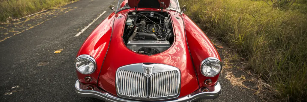 MGA Twin Cam Edition restored engine