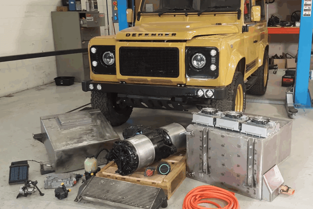 Defender Resto Mod EV Conversion 3