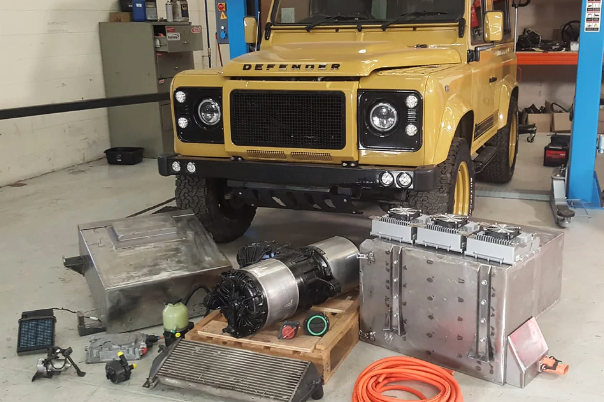 Defender Resto Mod EV Conversion 3