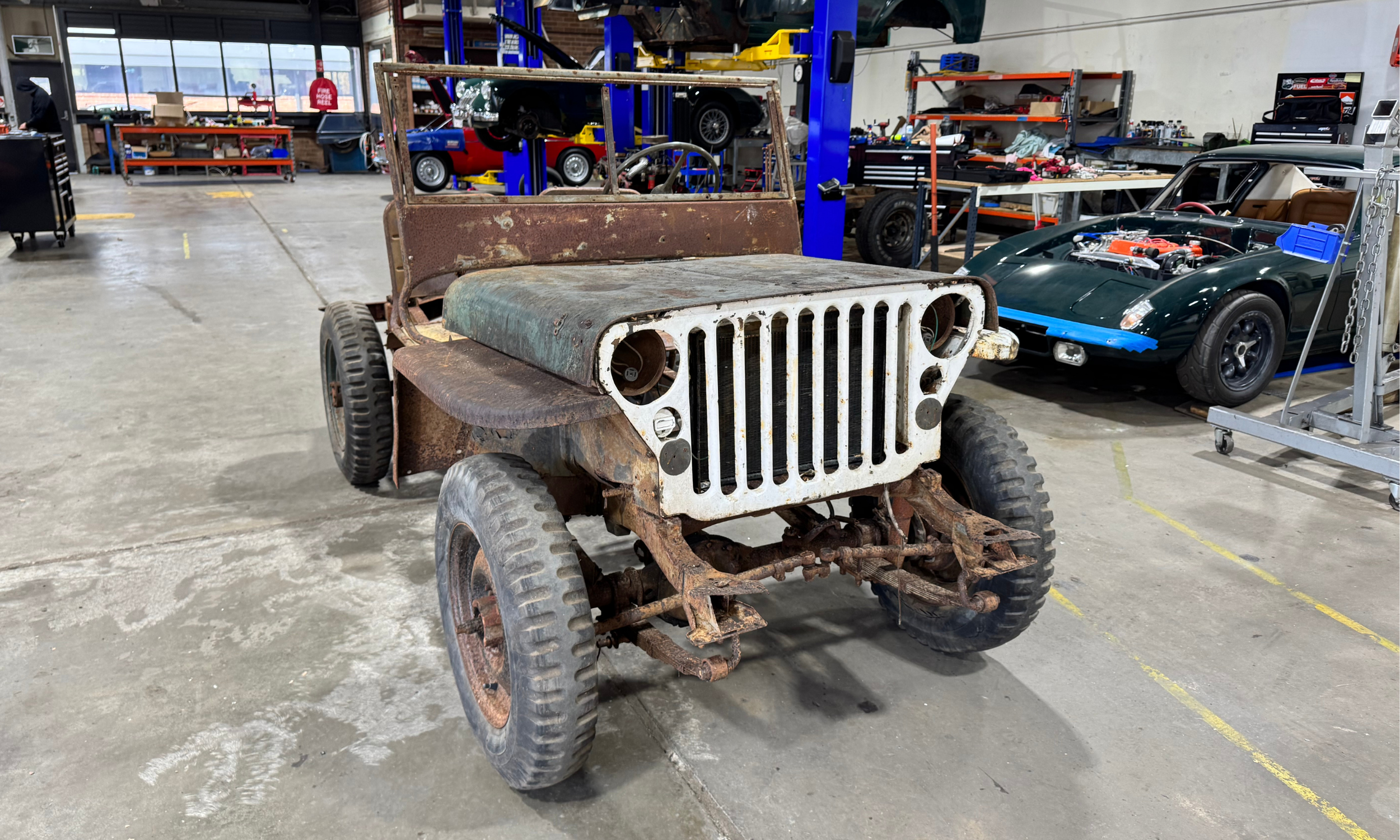 Modern Classic Cars Foundation Willy's Wagon Jeep Restoration Project